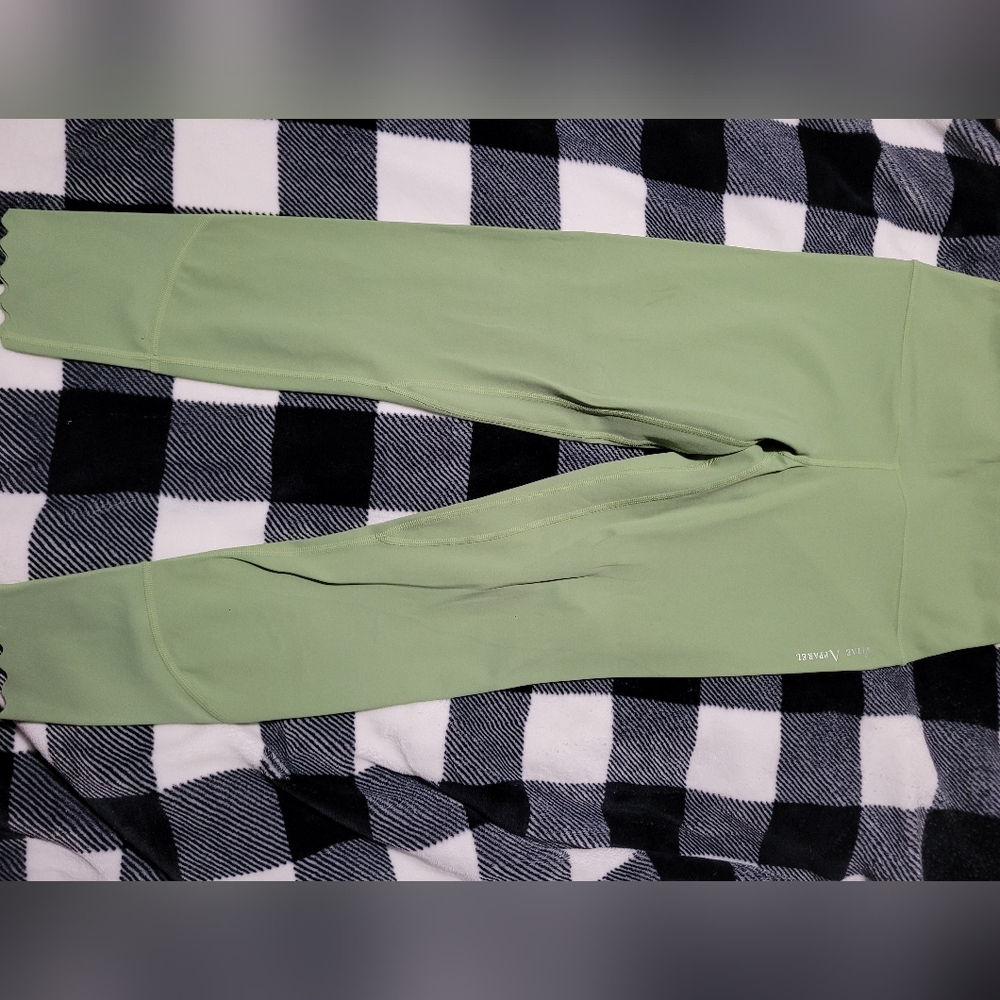 Vitae Apparel Womens Ultra Pulse Leggings In Matcha Green Size M - Picture 4 of 7